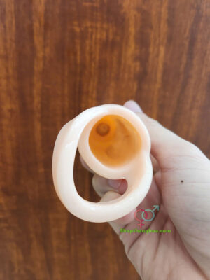 Bao cao su đôn dên size nhỏ có quai đeo đầu rung BCS008 21