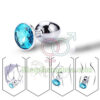 Phích cắm hậu môn inox đính đá tăng sự kích thích DBD002 6