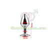 Phích cắm hậu môn inox đính đá tăng sự kích thích DBD002 8