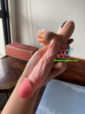 Dương vật giả đa năng rung thụt tỏa nhiệt cực phê DVG019 2