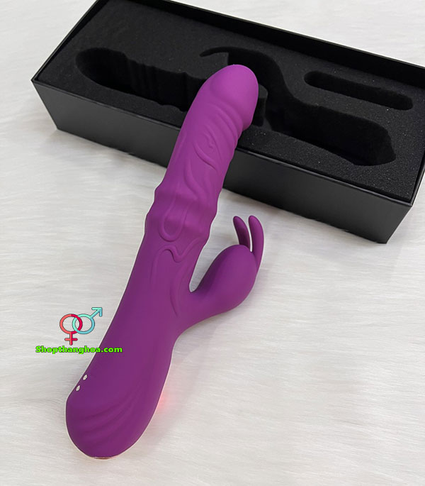Dương vật giả đa năng vòng bi rung thụt cực phê DVG031 5