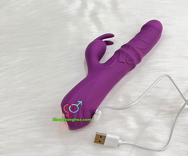 Dương vật giả đa năng vòng bi rung thụt cực phê DVG031 6