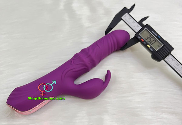 Dương vật giả đa năng vòng bi rung thụt cực phê DVG031 7