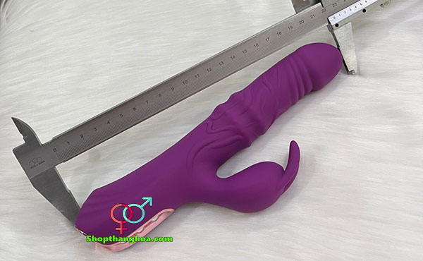 Dương vật giả đa năng vòng bi rung thụt cực phê DVG031 8