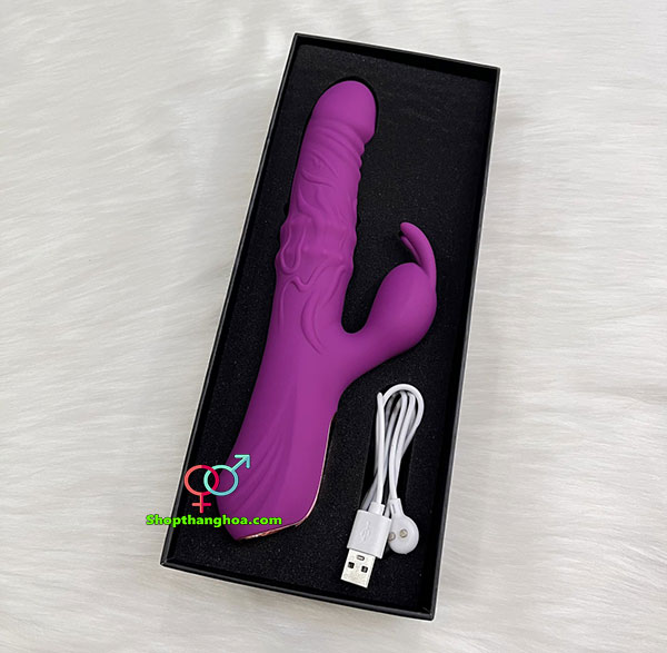Dương vật giả đa năng vòng bi rung thụt cực phê DVG031 9