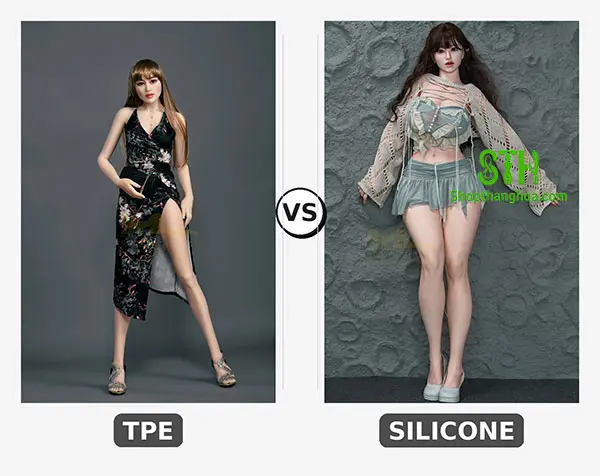 nên chọn búp bê tình dục tpe hay silicon