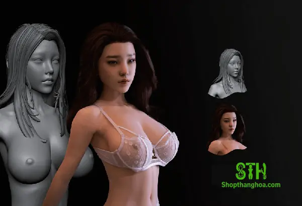 bản 3d khi sản xuất búp bê tình yêu