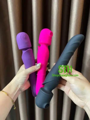 Máy massage vùng kín nữ 2 đầu đa năng cực sướng CR006