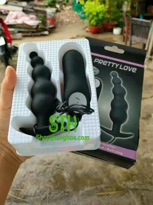 Máy rung hậu môn chuỗi hạt Pretty Love 12 chế độ DHM002 3