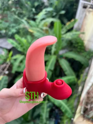 Sextoy lưỡi rung 2 in 1 liếm hút hỗ trợ màn dạo đầu LR002 3