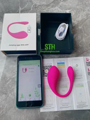 Trứng rung điều khiển bằng điện thoại tiện lợi TR022 3