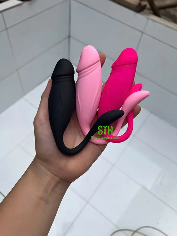Trứng rung điều khiển từ xa hình dương vật sạc pin TR018 3