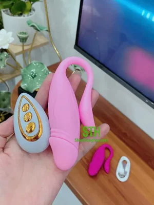 Trứng rung điều khiển từ xa hình dương vật sạc pin TR018