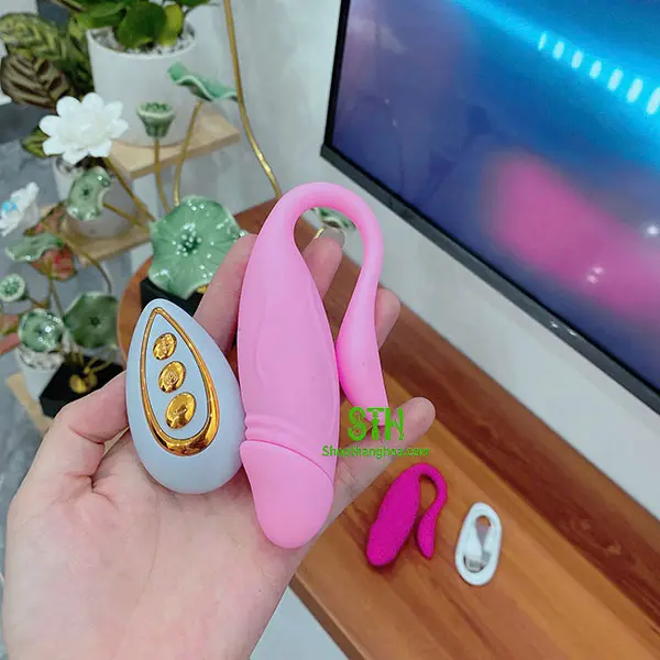 Trứng rung điều khiển từ xa hình dương vật sạc pin TR018