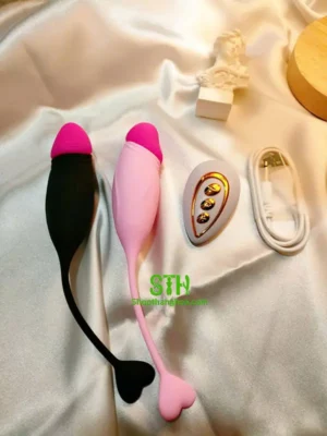 Trứng rung không dây hình dương vật đuôi trái tim TR021