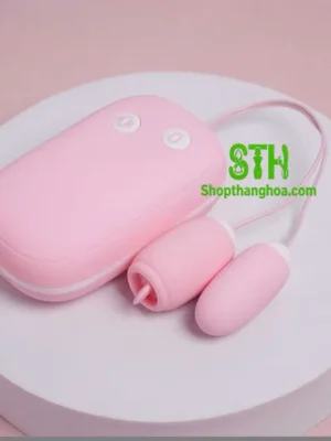 Trứng rung tình yêu 2 đầu rung liếm Magic box TR039 4