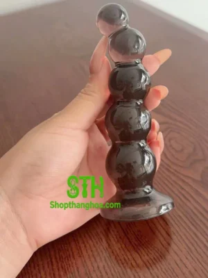 Chuỗi hạt kích thích hậu môn silicone mềm mại DHM010