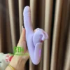 Dương vật giả cầm tay kết hợp máy bú hút hột le DVG074 4