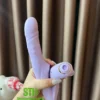 Dương vật giả cầm tay kết hợp máy bú hút hột le DVG074 5