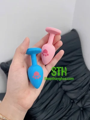 Plug hậu môn bọc silicone mềm mại có chuông DHM016 4