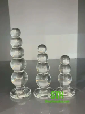 Sextoy chuỗi hạt hậu môn thủy tinh cao cấp DMH011