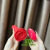 Sextoy plug hoa hồng rung thụt điều khiển từ xa DHM009 7
