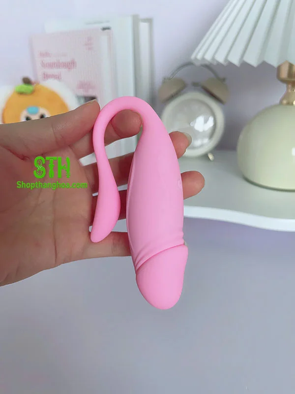 Trứng rung điều khiển từ xa hình dương vật sạc pin TR018 9