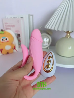 Trứng rung điều khiển từ xa hình dương vật sạc pin TR018 8