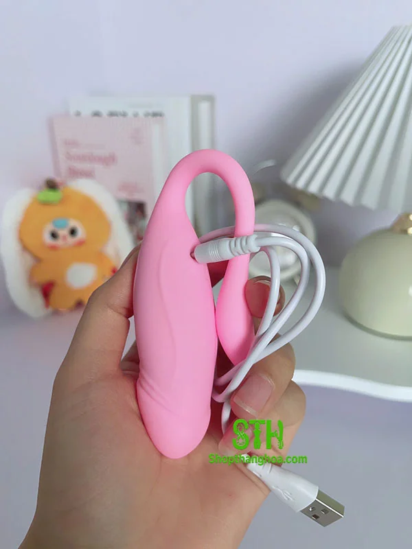 Trứng rung điều khiển từ xa hình dương vật sạc pin TR018 13