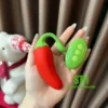 Trứng rung mô phỏng hình quả ớt chín đỏ mọng TR053