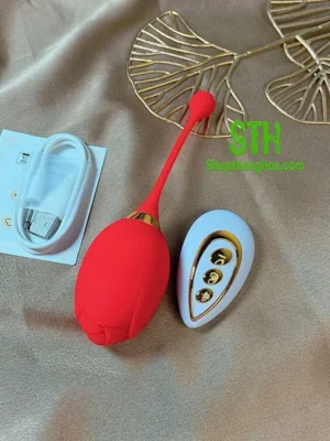 Trứng rung tình yêu bông hồng điều khiển từ xa TR048 2