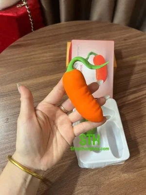 Trứng rung tình yêu hình quả cà rốt nhỏ gọn TR055 2
