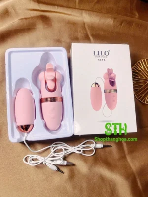 Trứng rung tình yêu Lilo 2 đầu rung liếm cực phê TR049