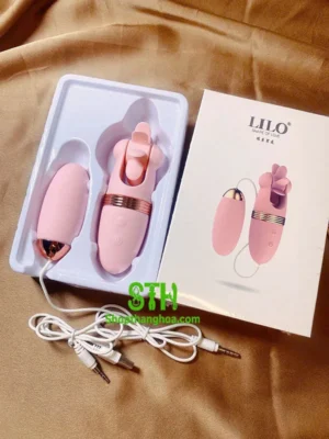 Trứng rung tình yêu Lilo 2 đầu rung liếm cực phê TR049 4
