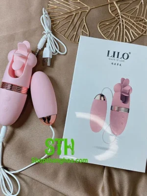 Trứng rung tình yêu Lilo 2 đầu rung liếm cực phê TR049 5