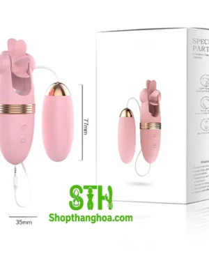 Trứng rung tình yêu Lilo 2 đầu rung liếm cực phê TR049 6