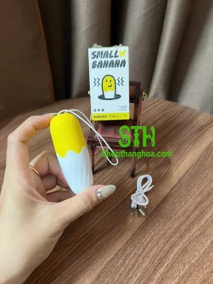Trứng rung tình yêu quả chuối Small Bahaha 9 chế độ TR044 2