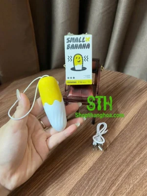 Trứng rung tình yêu quả chuối Small Bahaha 9 chế độ TR044 3