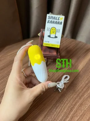 Trứng rung tình yêu quả chuối Small Bahaha 9 chế độ TR044