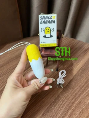 Trứng rung tình yêu quả chuối Small Bahaha 9 chế độ TR044 4