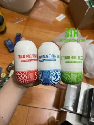 Cốc thủ dâm cho nam dạng trứng mini bỏ túi ADG042