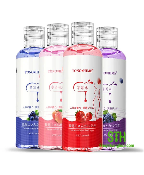 Gel bôi trơn Tono Hime 200ml gốc nước an toàn cho phụ nữ