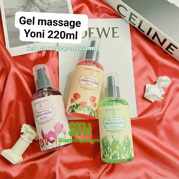 Gel massage Yoni QuanShuang cho các cặp đôi ân ái GBT007