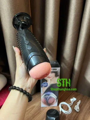 Âm đạo giả gắn tường Jiuai R20 10 chế độ rung ADG049 2