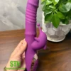 Cu giả cầm tay rung thụt cá heo 2 in 1 cho nữ DVG095 2