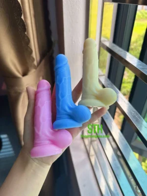 Dương vật giả gắn tường mini siêu cute mềm mại DVG091 3