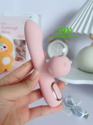 Dương vật giả mini Galaku Mirro rung hút cực phê DVG094 4