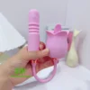 Máy thủ dâm cho nữ hoa hồng 2 đầu thụt xoay liếm TR076 4
