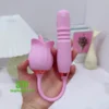 Máy thủ dâm cho nữ hoa hồng 2 đầu thụt xoay liếm TR076 7